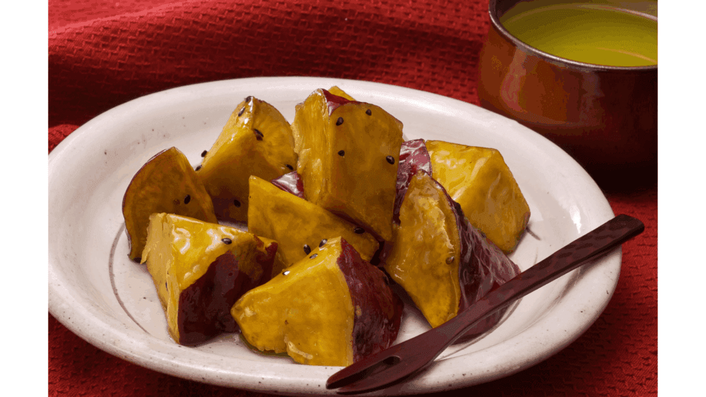 Daigaku-imo (candied sweet potato bites)