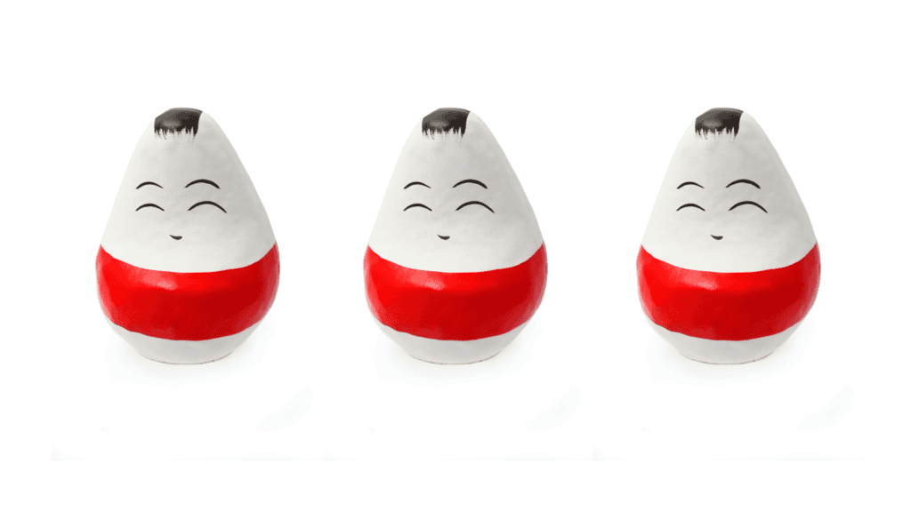 日本のお土産:起き上がり小法師