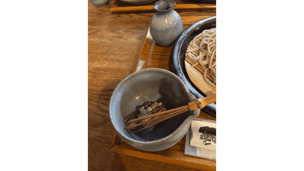 walnut buckwheat noodle dipping sauce